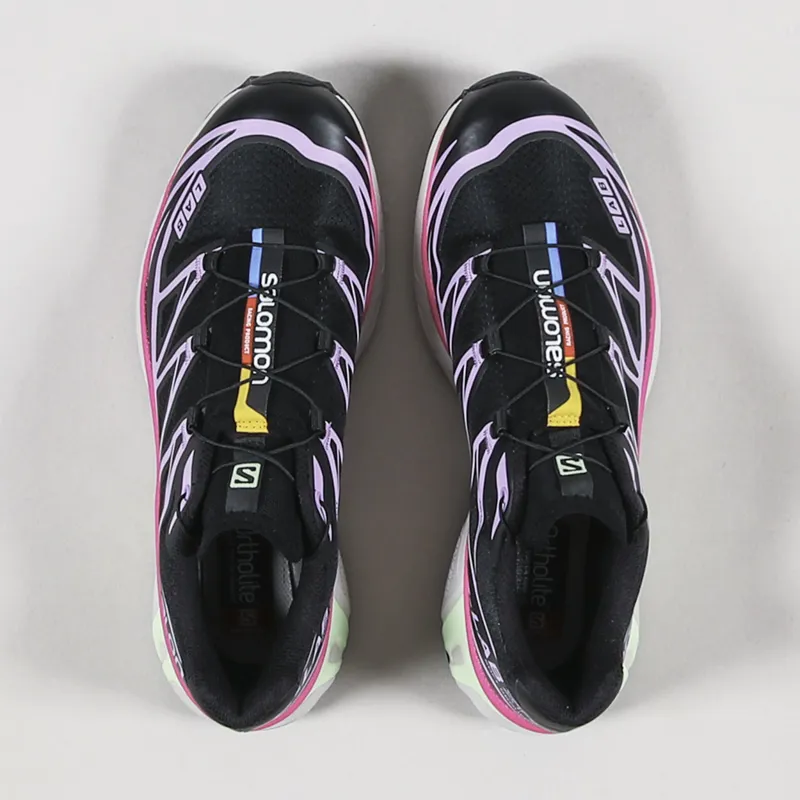 Salomon XT-6 Shoes Black Nimbus Cloud Lavender-3