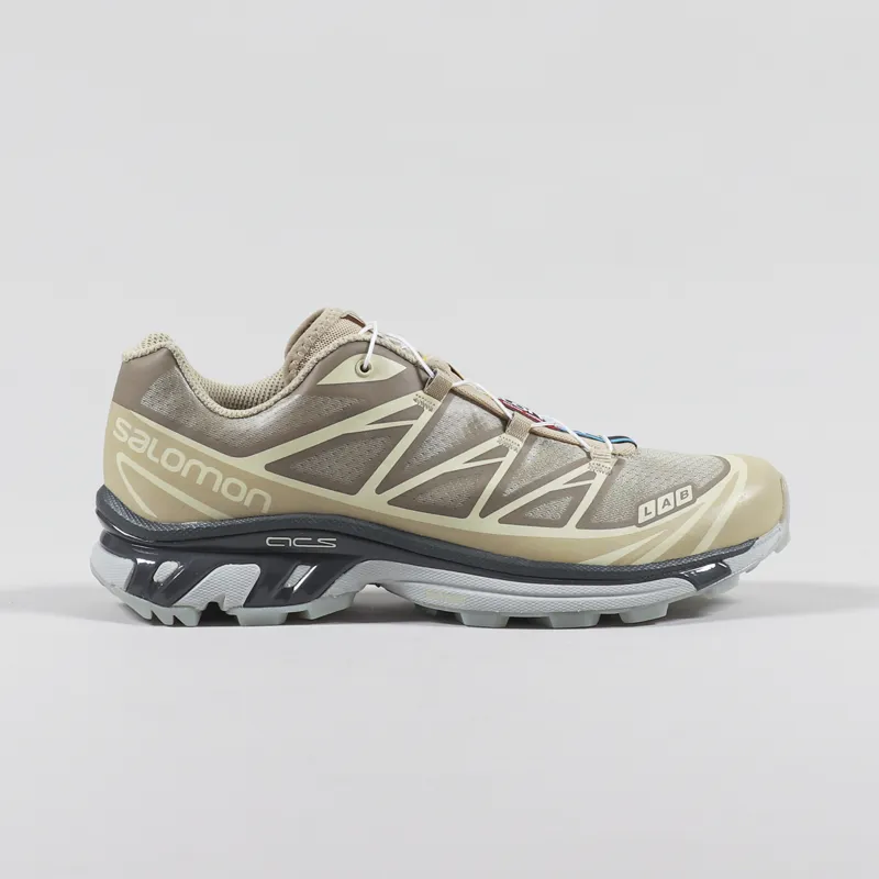 Salomon XT-6 Clear Shoes Safari Magnet Vanilla Ice-4