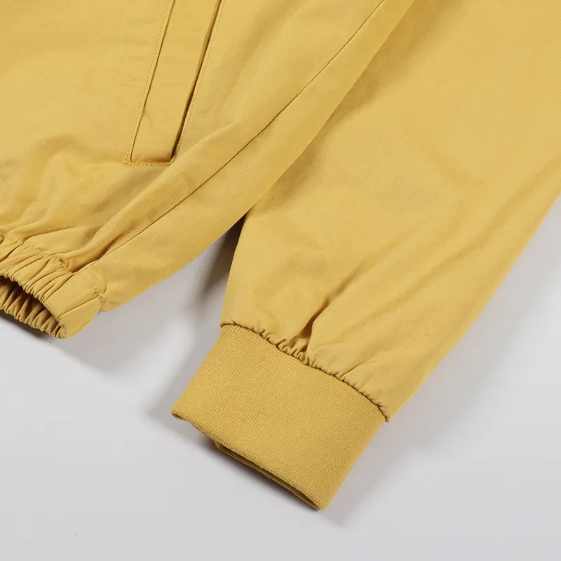 Fred Perry Embroidered Zip Through Jacket Dijon Yellow-6