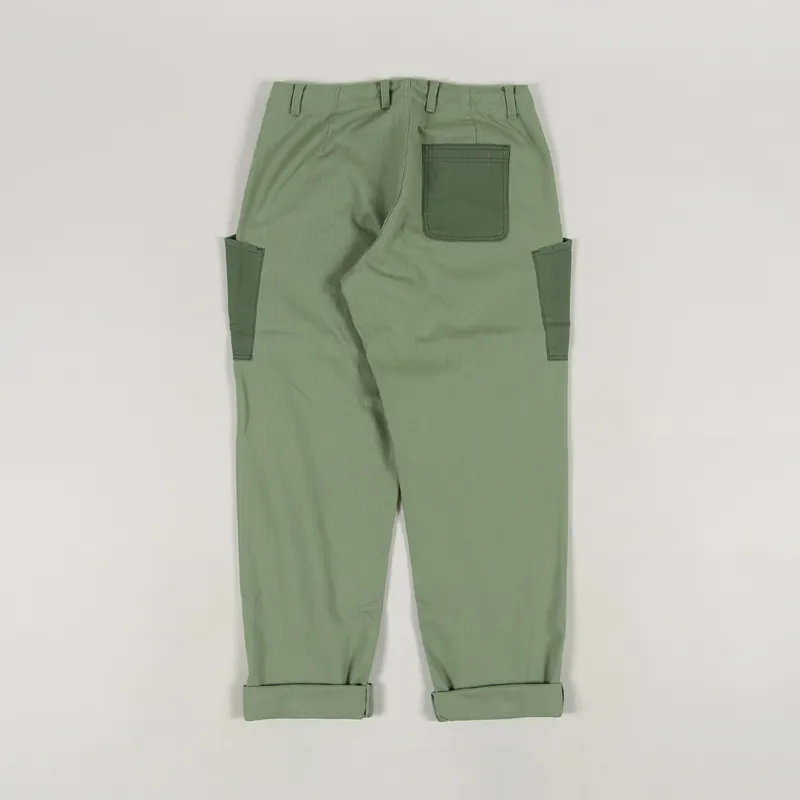 TSPTR Zuma Pants Herringbone Twill Olive Sage-1