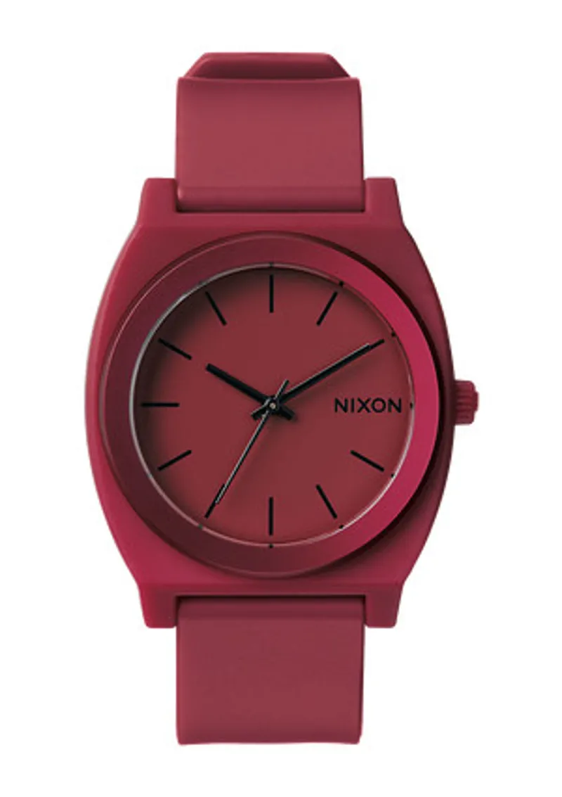 Nixon Time Teller P Watch - Dark Red Ano-3