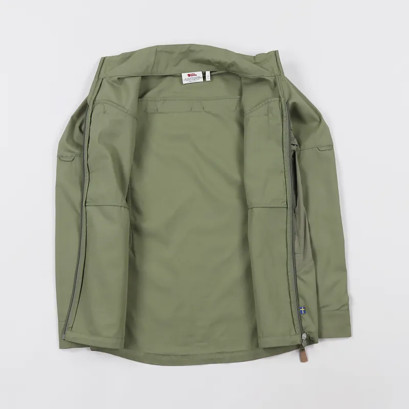 Fjallraven Abisko Shade Lightweight Tech Jacket Savanna Green