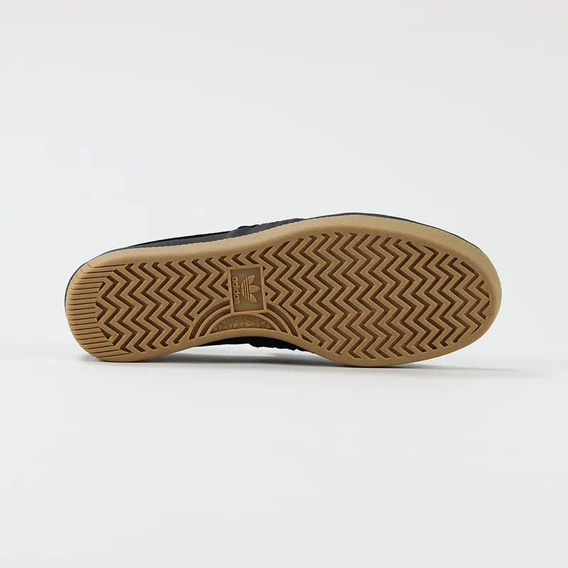 Adidas Skateboarding Acapulco Trainer Suede Shoes Black Gum