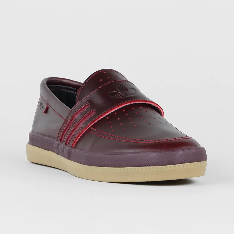 Adidas Acapulco Burgundy/Gum Leather