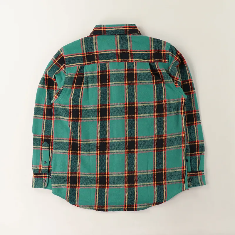 Stussy Ace Plaid Long Sleeve Shirt Teal-2