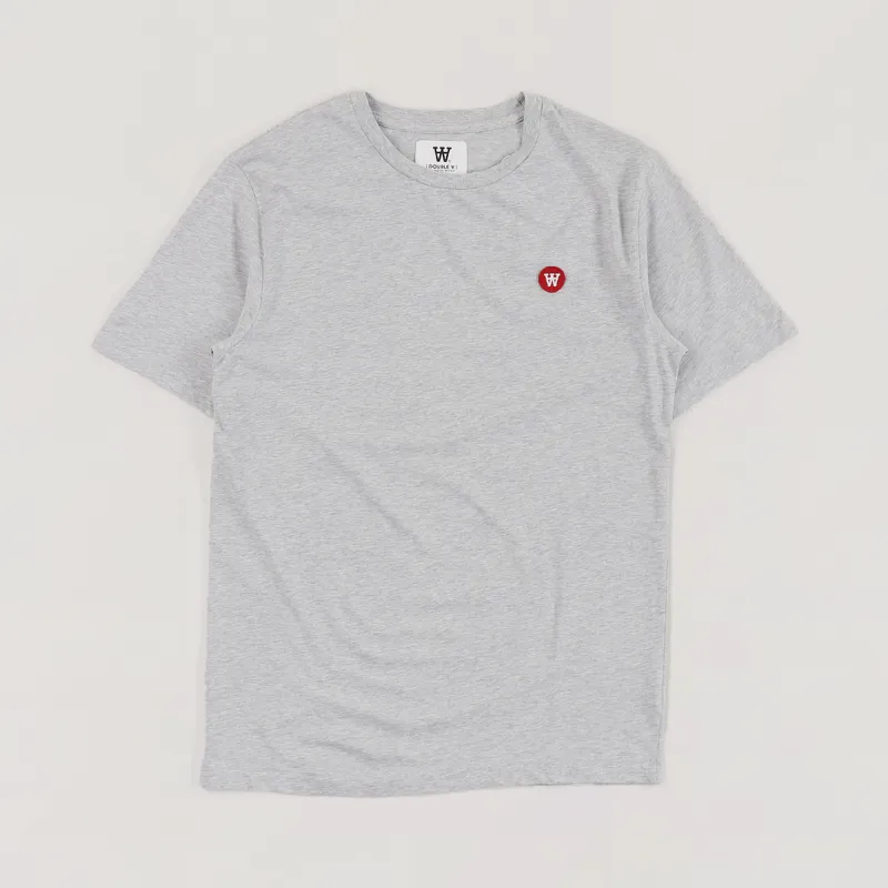 Wood Wood Ace T Shirt Grey Melange