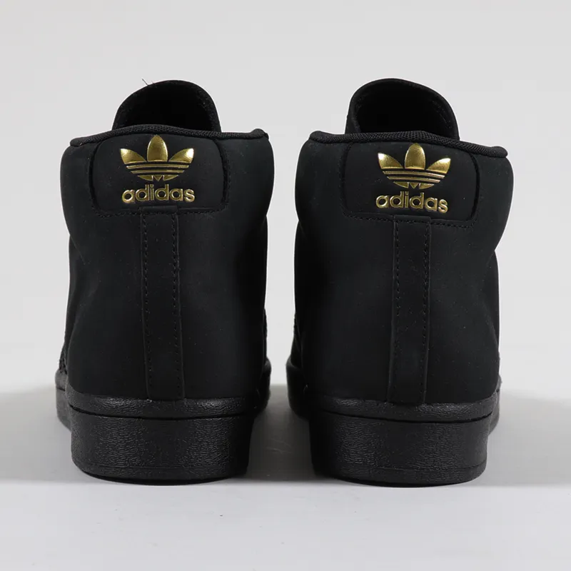 Adidas Skateboarding Pro Model Shoes Black Gold White-2