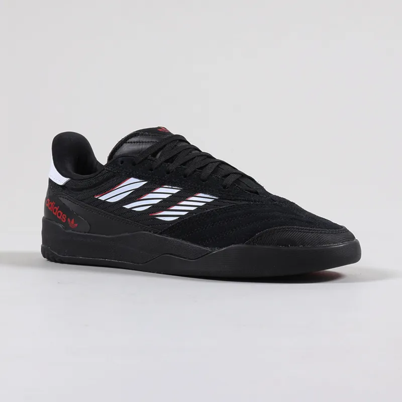 Adidas Skateboarding Copa Nationale Shoes Black White Scarlet