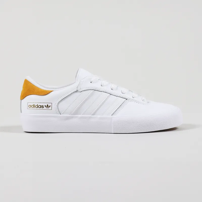 Adidas Skateboarding Matchbreak Super Shoes White Yellow-3