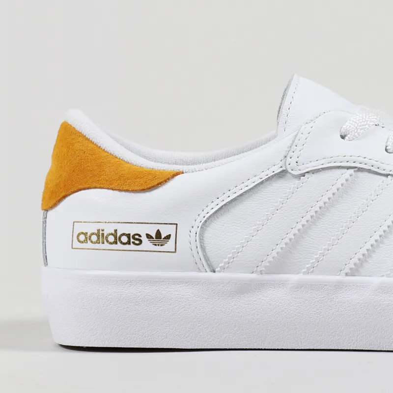 Adidas Skateboarding Matchbreak Super Shoes White Yellow-4