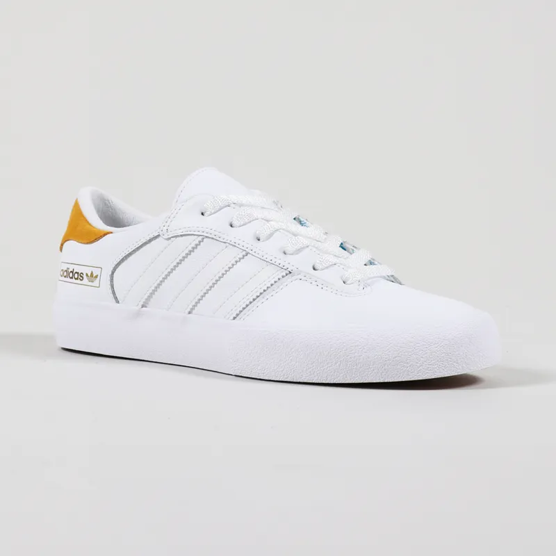Adidas Skateboarding Matchbreak Super Shoes White Yellow-6