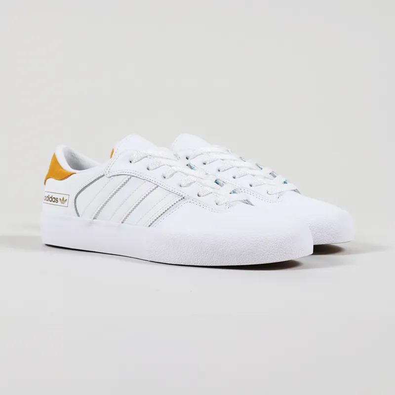 Adidas Skateboarding Matchbreak Super Shoes White Yellow