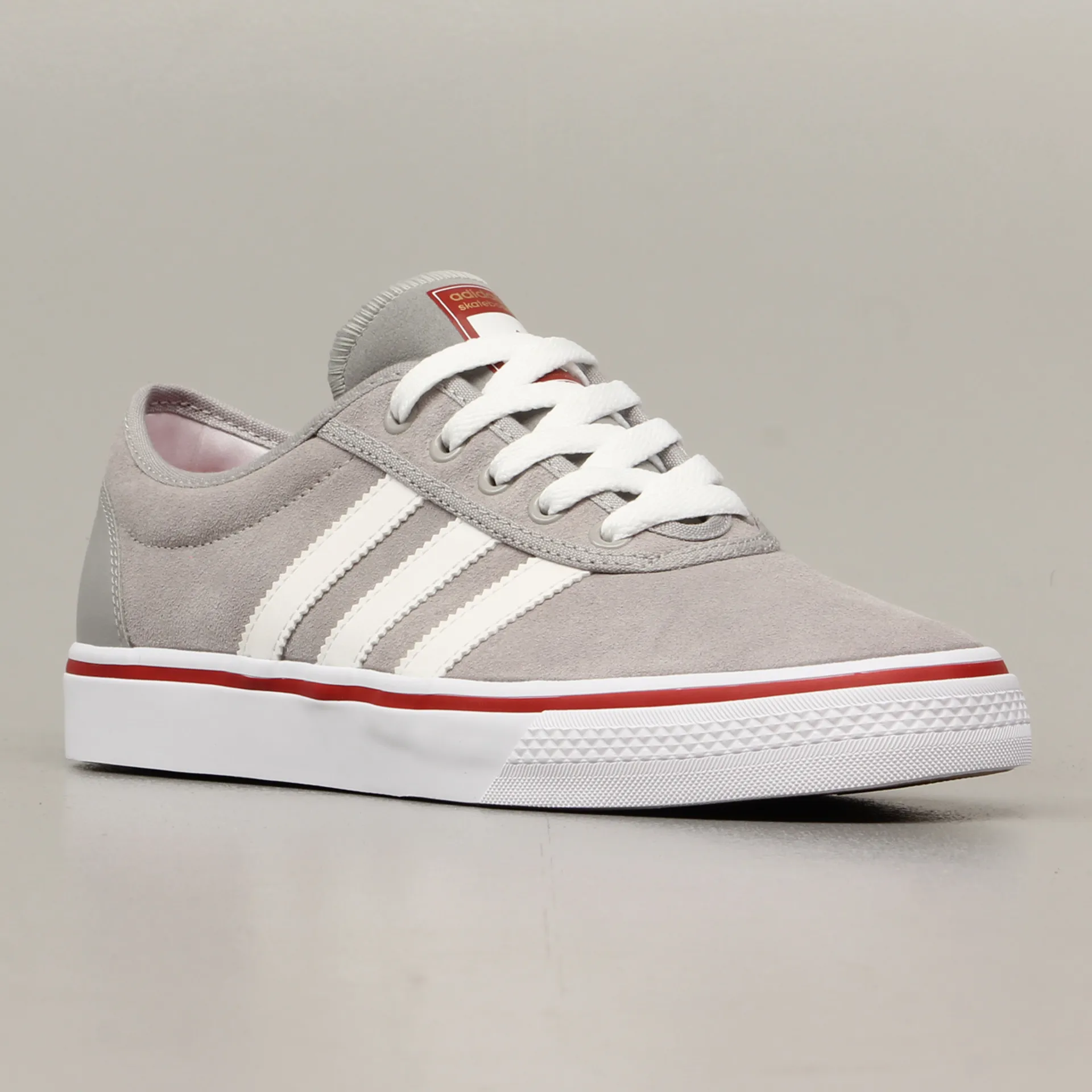 Adidas Skateboarding Adi Ease ADV Shoes Grey White Red Trainers