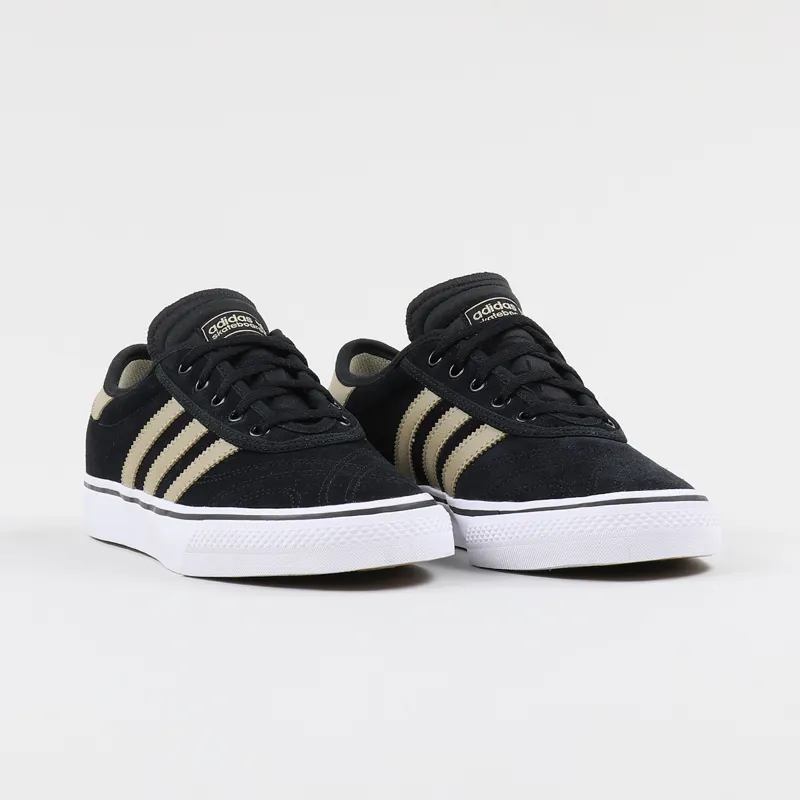 Adidas Skateboarding Adi Ease Premiere Shoes Black Raw Gold White-3