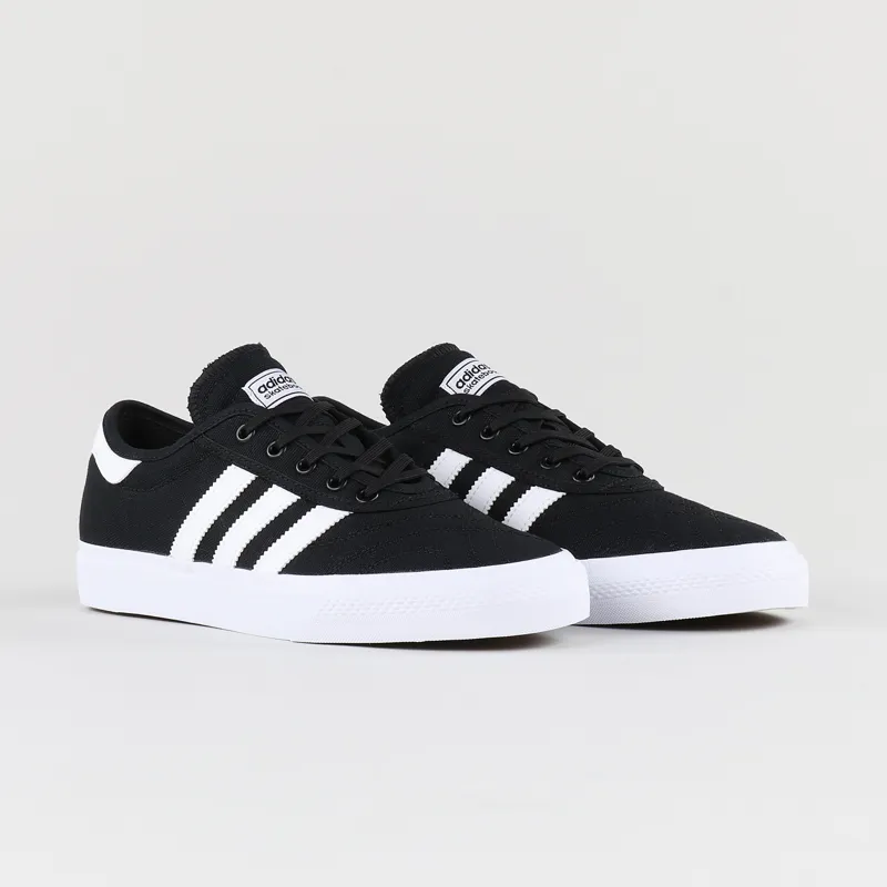 Adidas Skateboarding Adi Ease Premiere Canvas Shoes Black White Gum-3