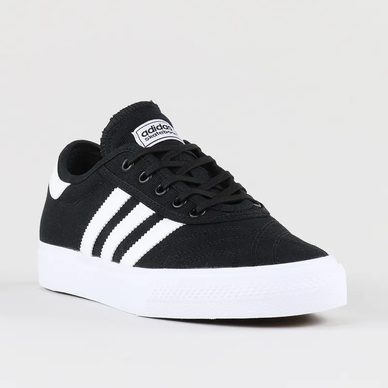 Adidas Adi Ease Premiere Canvas Skate Shoes Black White Gum