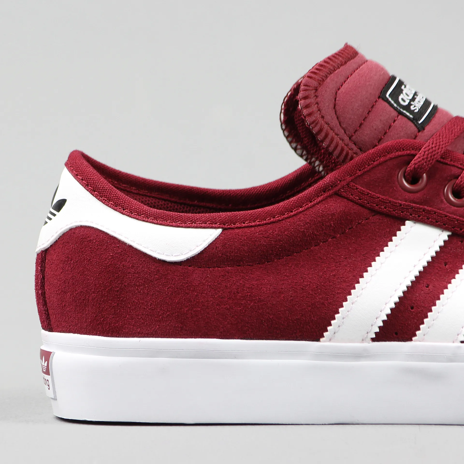 Adidas Adi Ease Premiere Mens Skate Shoes Burgundy White Black