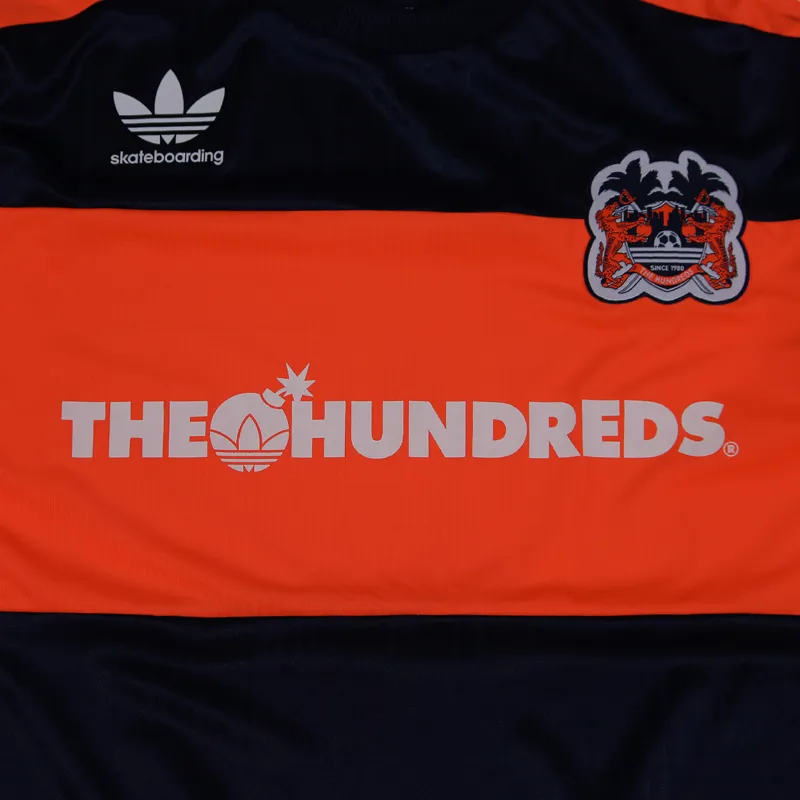 ウェア thehundreds adidas skateboarding Adidas Skateboarding The Hundreds Collaboration LS Tee White