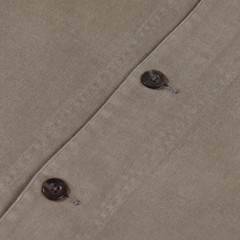 Afends Troop Hemp Jacket Covert Green-9