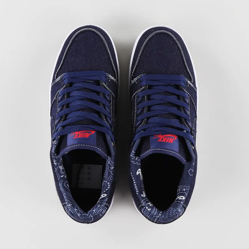 Nike SB Air Force II Low Shoes Binary Blue White-6