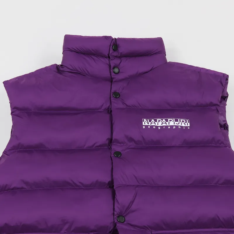 Napapijri Akke Vest Mid Purple-2