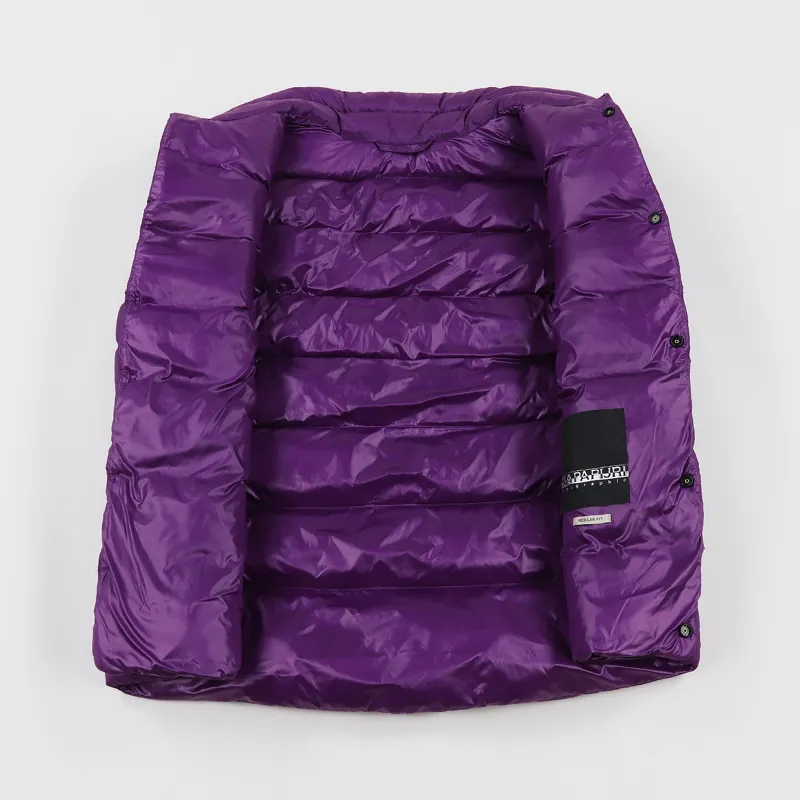 Napapijri Akke Vest Mid Purple-3