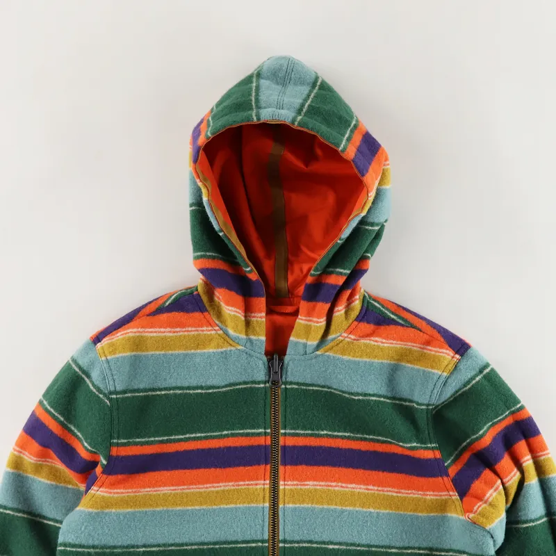 Nigel Cabourn x Element Alder Blanket Fleece Jacket Orange Multi