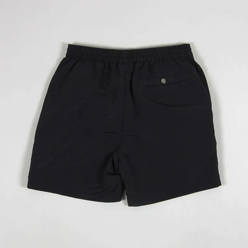Alife New York Mens Basic Logo Nylon Swim Shorts Black