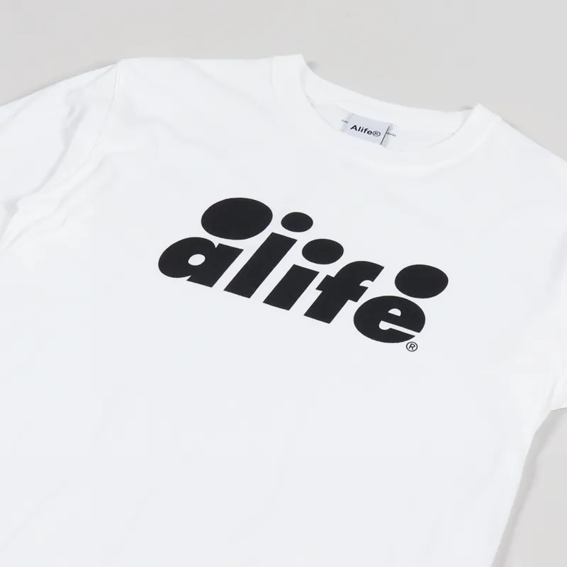 Alife Bubble Logo T Shirt White Black-1