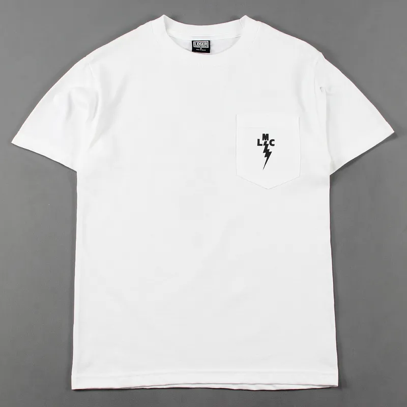 Loser Machine All Business Pocket T Shirt White