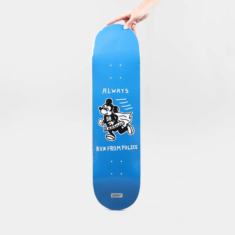 5Boro Always Run Deck Blue 8.25 Inch
