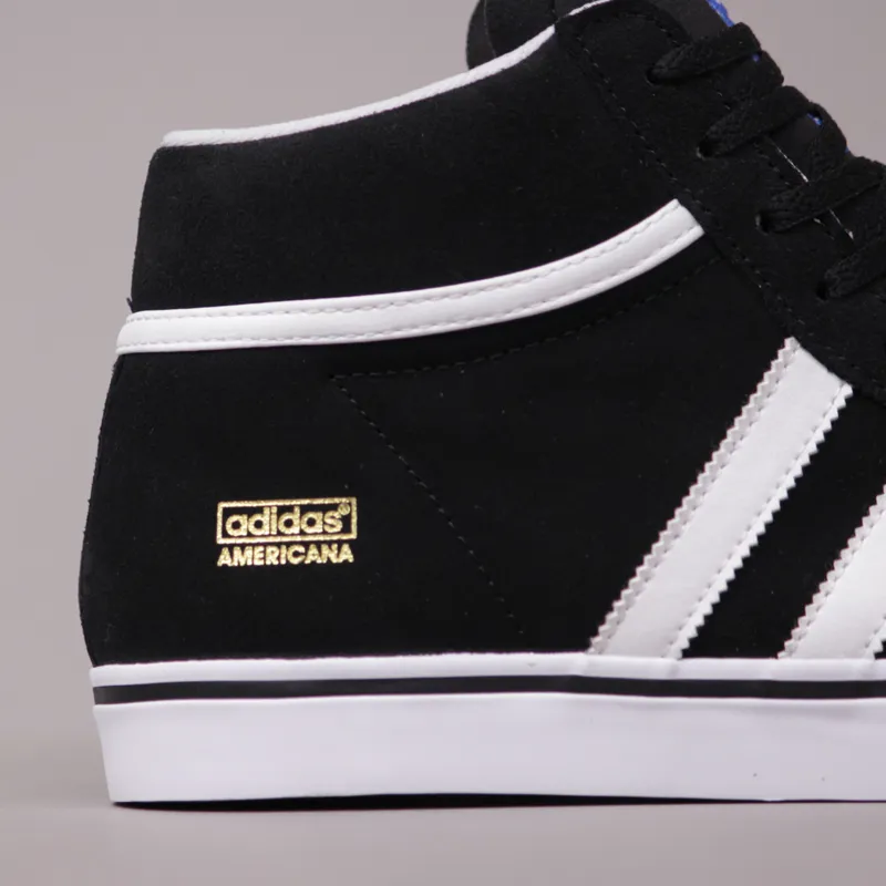 Adidas Americana Vin Mid Shoes - Black, Running White and Bluebird-1