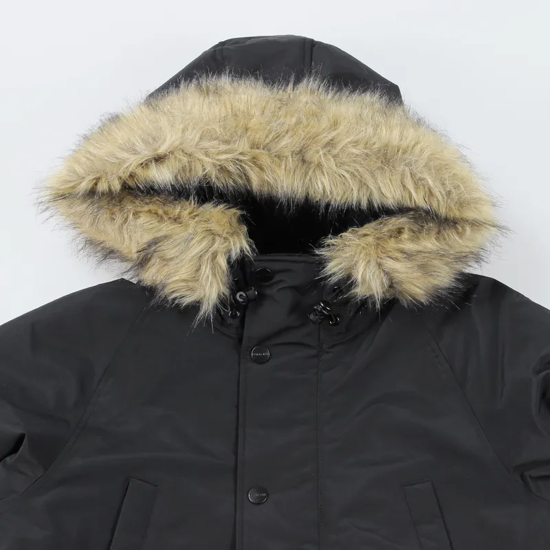 Bukken visie Gevoelig voor Carhartt Work In Progress Anchorage Parka Jacket Black Coat