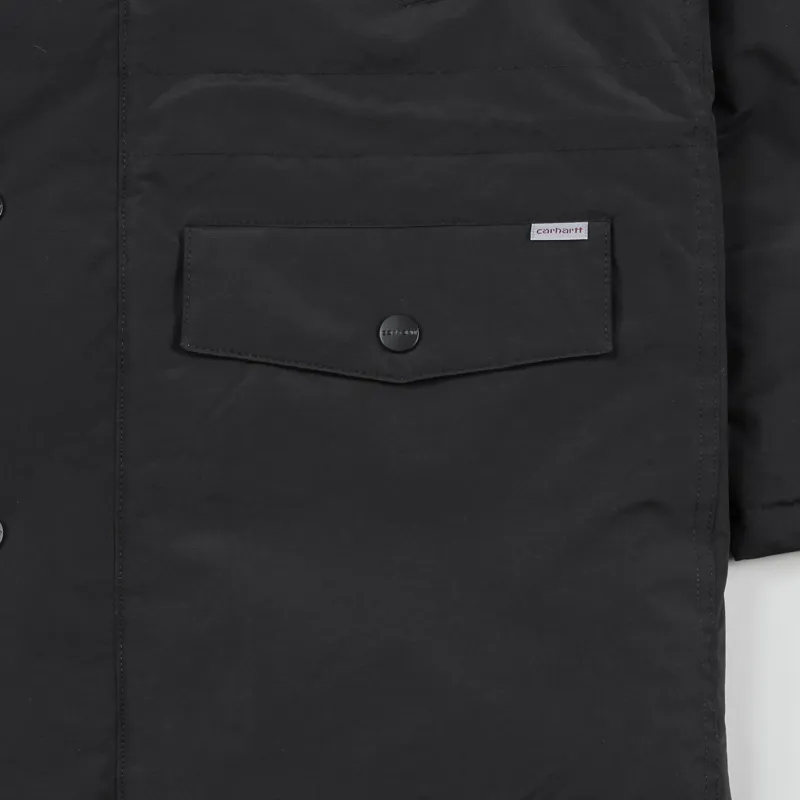 Carhartt WIP Anchorage Parka Jacket Black-5