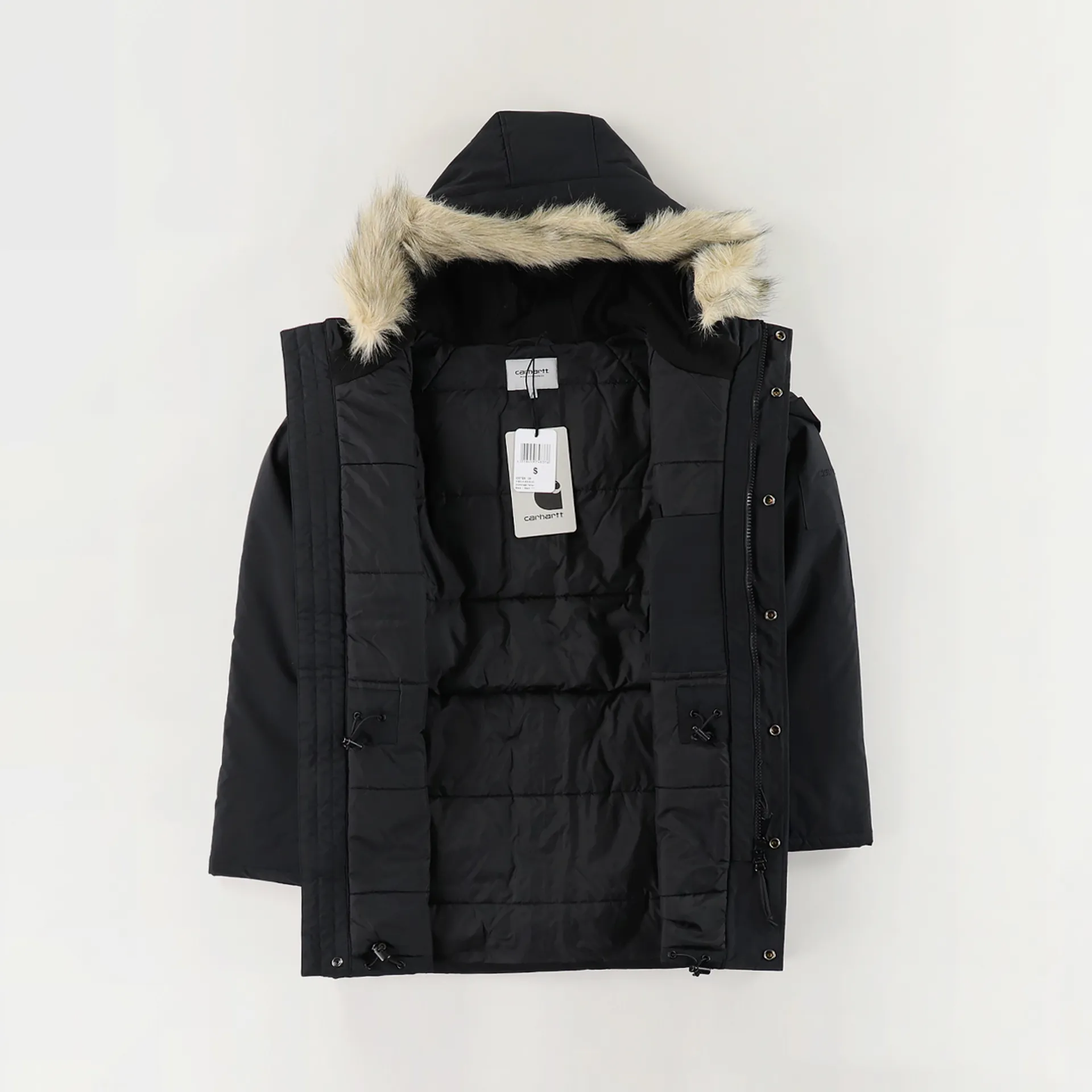 Carhartt Mens Anchorage Parka Black Black Winter Jacket Outdoor