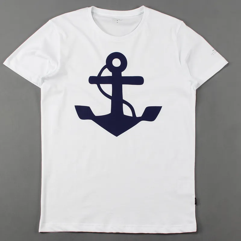 Makia Anchor T Shirt White