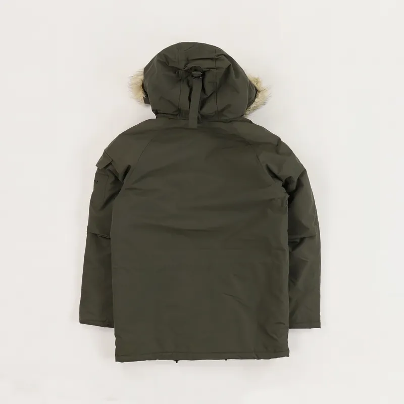 Carhartt WIP Anchorage Parka Cypress Black-4