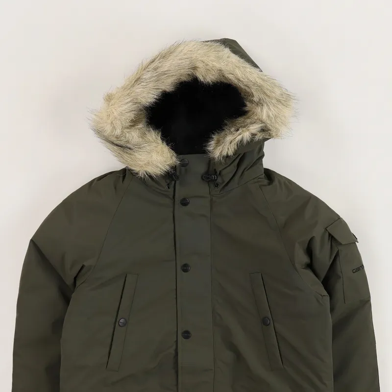 Carhartt WIP Anchorage Parka Cypress Black-2