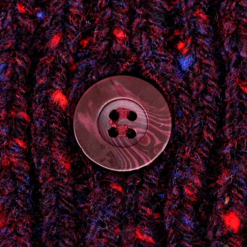 Carhartt Anglistic Beanie Hat Burnt Umber Burgundy-2