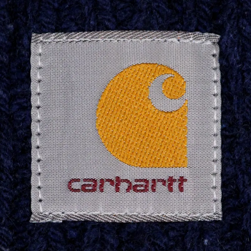 Carhartt Anglistic Beanie Hat Jupiter Blue-3
