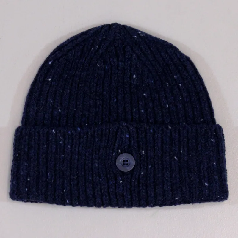 Carhartt Anglistic Beanie Hat Jupiter Blue-1