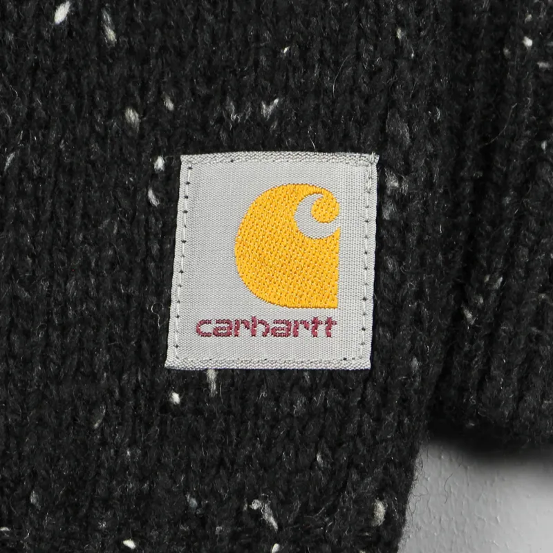 Carhartt Anglistic Knit Sweater Black Heather-1