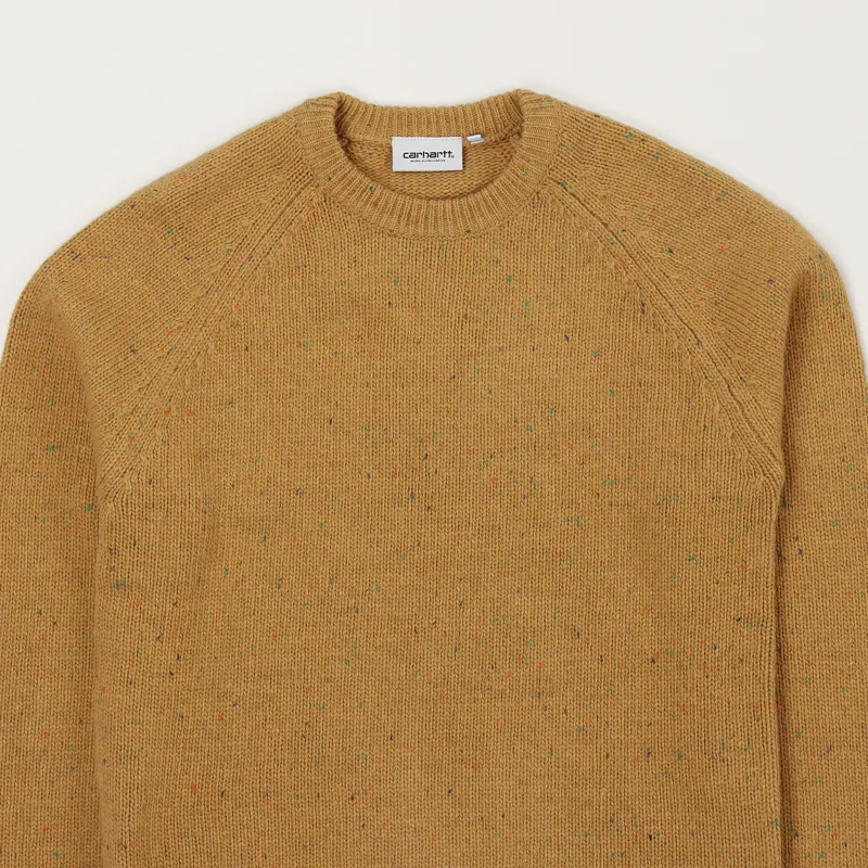 Carhartt WIP Anglistic Sweat Fawn Heather-1