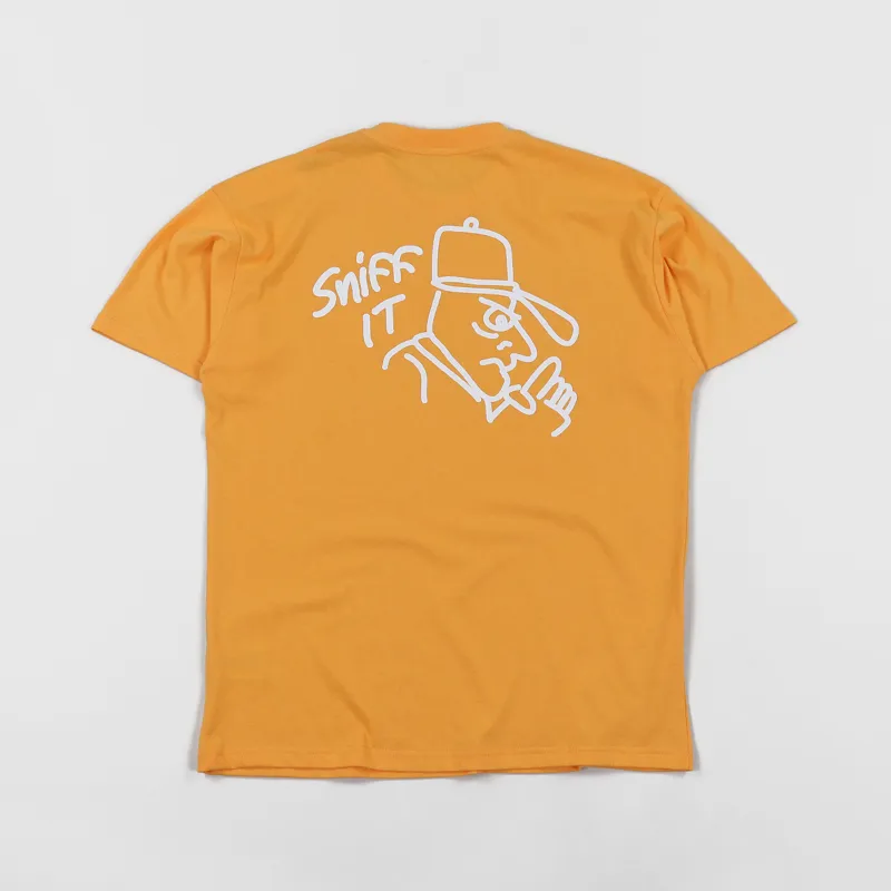 Polar Skate Co. Angry Stoner T Shirt Orange