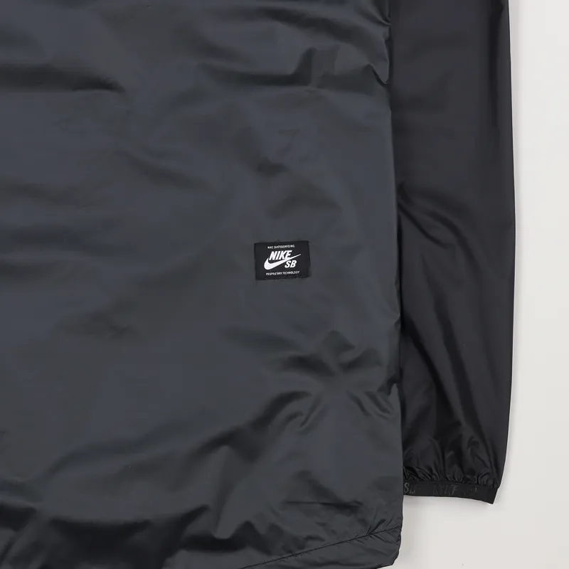 Nike SB Anorak Jacket Black Anthracite Solar Red-3