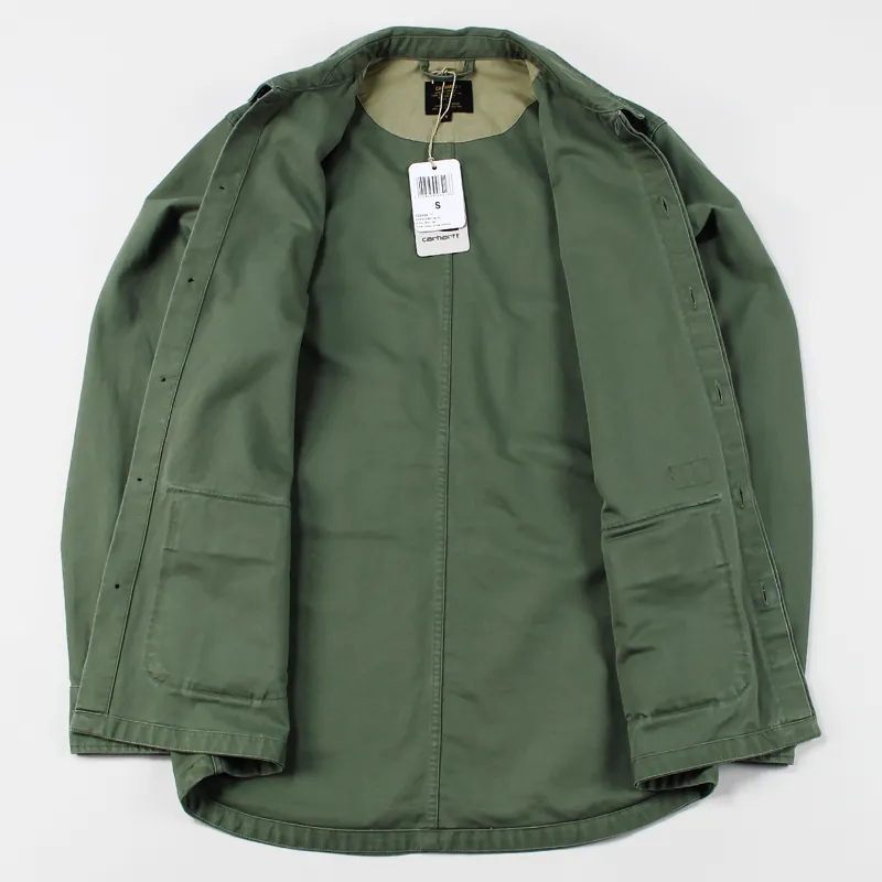 Carhartt WIP Anson Shirt Jacket Dollar Green Stone Washed-3