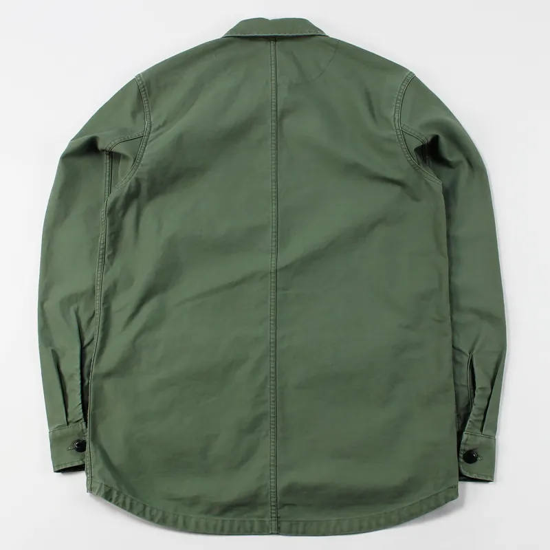 Carhartt WIP Anson Shirt Jacket Dollar Green Stone Washed-4