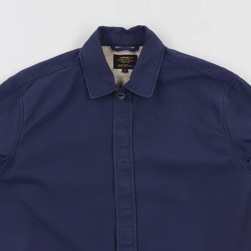 Carhartt WIP Anson Shirt Jacket Blue-1