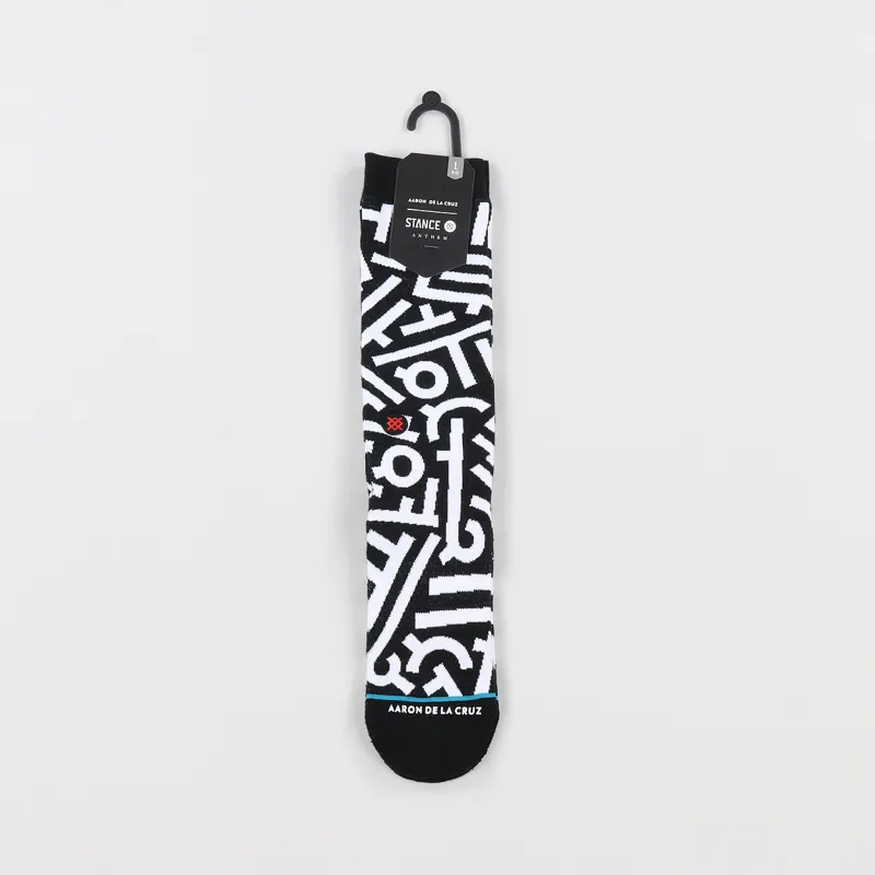 Stance Anthem Aaron De La Cruz Socks Black
