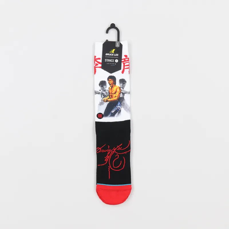 Stance Anthem Bruce Lee Socks White